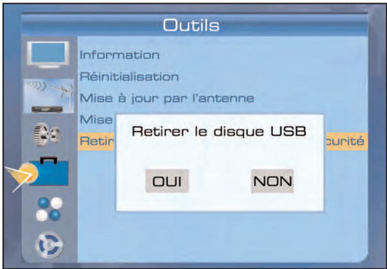 SERVIMAT TSF4500C - OUTILS (retirer le pérophérique USB en toute sécurité) - 1