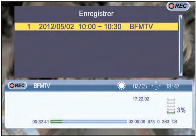 SERVIMAT TSF4500C - INFORMATION SUR L'ENREGISTREMENT - 1