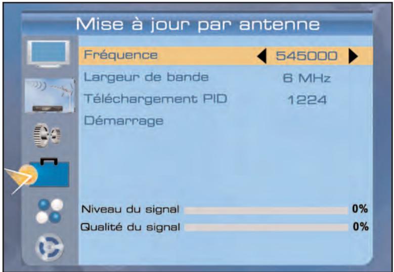 SERVIMAT TSF4500C - OUTILS (mise à jour par antenné (OTA / voie hertzienne) - 1