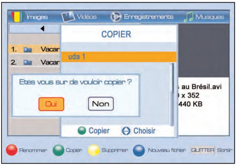 SERVIMAT TSF4500C - LECTEUR MULTIMEDIA (modevidesos, supprimer une video, copier une video) - 1