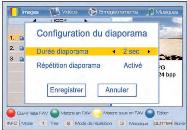 SERVIMAT TSF4500C - LECTEUR MULTIMEDIA (mode image, configuration du diaporama) - 1