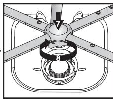 KITCHENAID KDSCM 82142 - KDSDM 82142 NE - Nettoyage des bras d'aspersion - 9