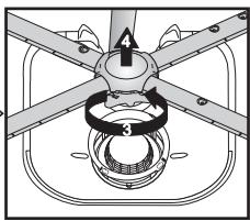 KITCHENAID KDSCM 82142 - KDSDM 82142 NE - Nettoyage des bras d'aspersion - 3