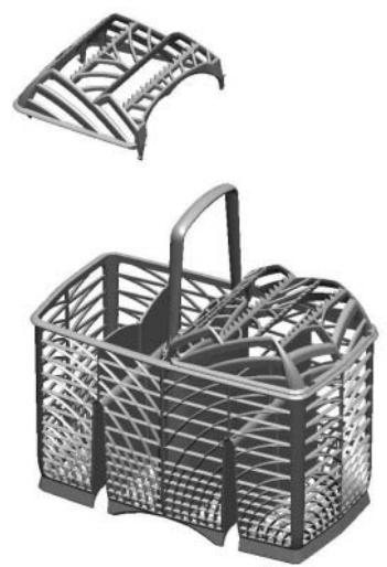 SMEG LVS222BIT - LVS222NIT - LVS222SXIT - PANIER à couverts - 2