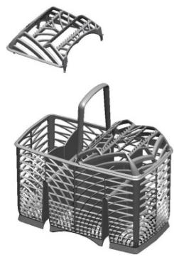 SMEG LVS375SX - PANIER à couverts - 2