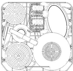 SMEG PL7233TX - EXEMPLES DE CHARGEMENT POUR LAVAGE INTENSIF - 1