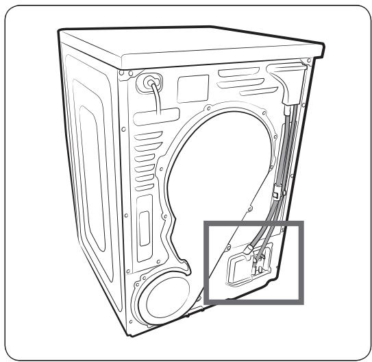 SAMSUNG WD72J5400AW - Tuyau de vidange (si nécessaire) - 1