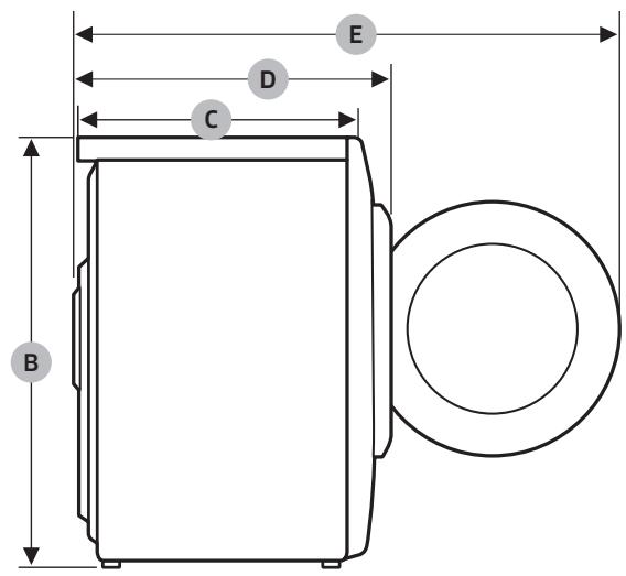 SAMSUNG WD72J5400AW - \section*{Caracteristiques techniques} - 2