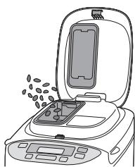 PANASONIC SD-ZD2010 - SD-ZF2010 - Añadir ingredientes adicionales al pan o a la masa - 4