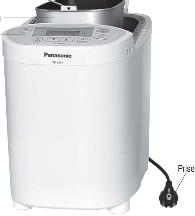 PANASONIC SD-ZD2010 - SD-ZF2010 - Distributeur de fruits secs et de graines - 6