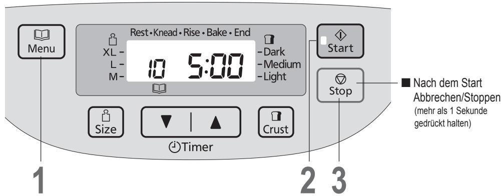 PANASONIC SD-ZD2010 - SD-ZF2010 - STUFE 2 Sauerteigbrot backen - 1
