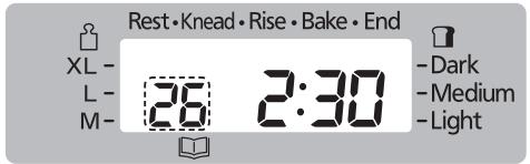 PANASONIC SD-ZD2010 - SD-ZF2010 - Selezionare il menu '26' Rest • Knead • - 2