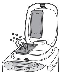 PANASONIC SD-ZD2010 - SD-ZF2010 - Ajouter des ingrédients supplémentaires au pain ou à la pâte - 4