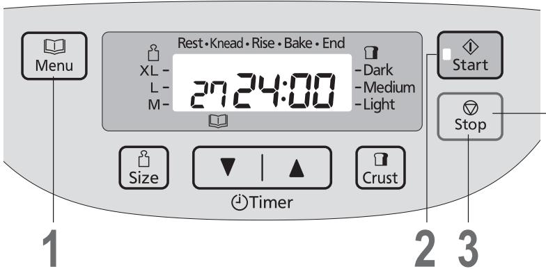 PANASONIC SD-ZD2010 - SD-ZF2010 - FASE 1 Elaborar masa previa para pan de masa madre - 1