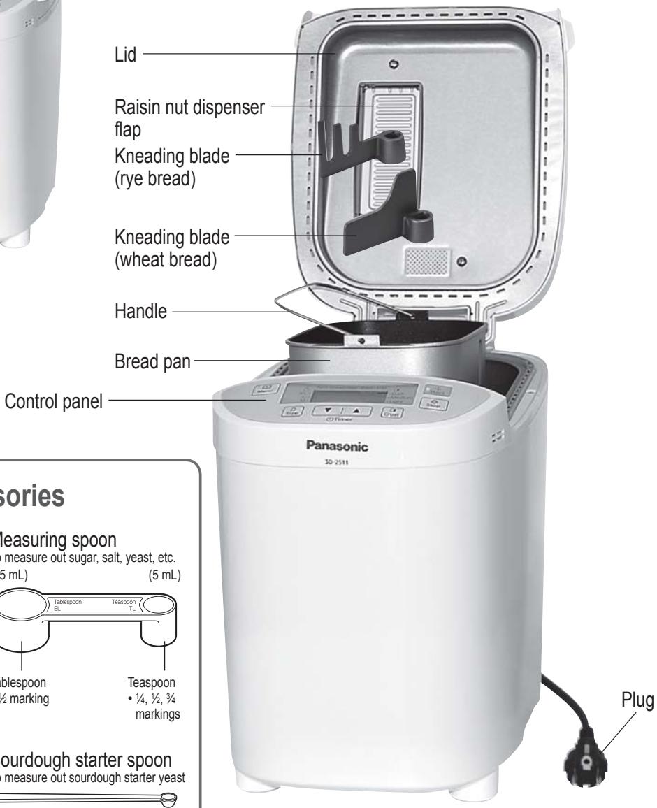 PANASONIC SD-ZD2010 - SD-ZF2010 - Raisin nut dispenser - 3