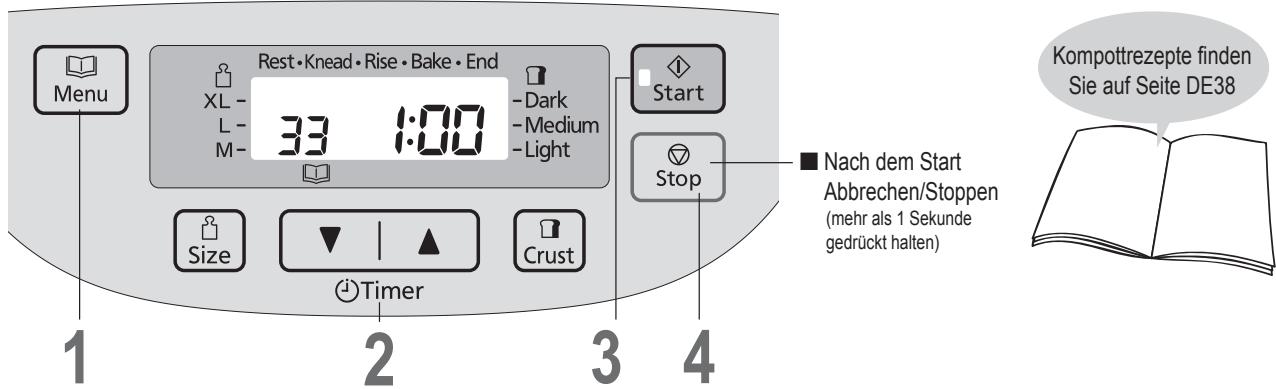 PANASONIC SD-ZD2010 - SD-ZF2010 - Kompott zubereiten - 1