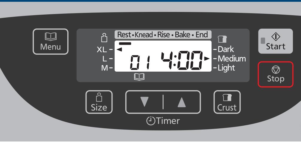 PANASONIC SD-BH104 - Entfernen Sie das Brot - 1