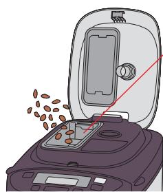 PANASONIC SD-BH104 - Cocación de pan con ingredientesañadidos (pagina 176) - 1