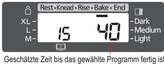 PANASONIC SD-BH104 - Starten Sie die Maschine - 2