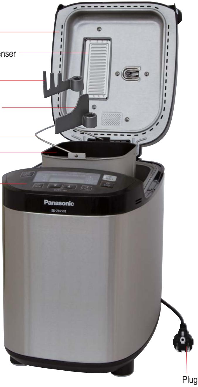 PANASONIC SD-BH104 - Raisin nut dispenser - 3