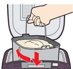 PANASONIC SD-BH104 - Introduire gli ingredienti dosati nel cestello del pane - 3