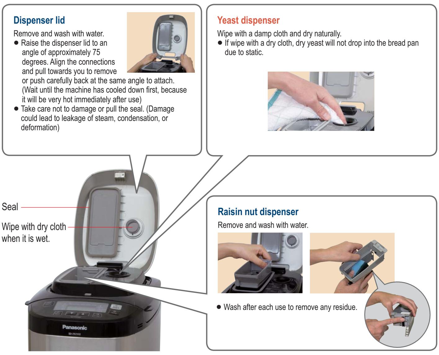 PANASONIC SD-BH104 - Care &amp; Cleaning - 1