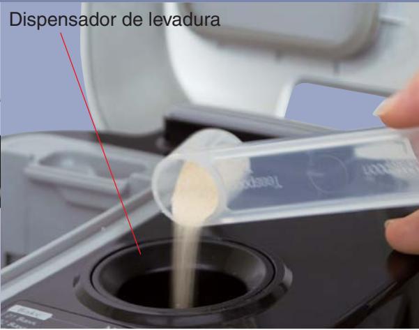 PANASONIC SD-BH104 - Ponga los ingredientes en el recipiente del pan - 3