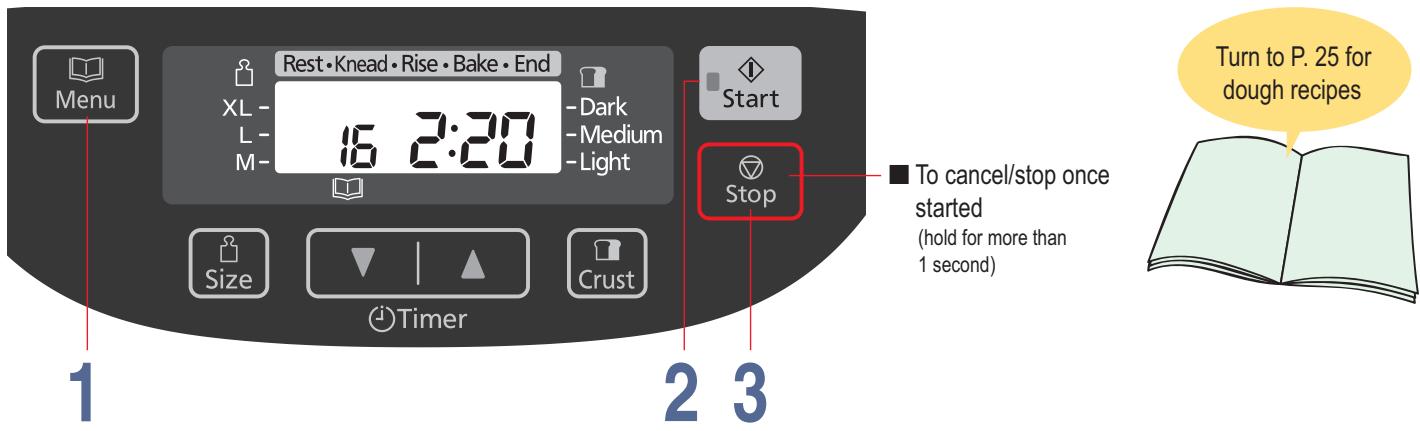 PANASONIC SD-BH104 - Making Dough - 1