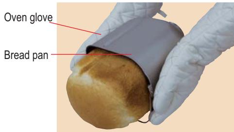 PANASONIC SD-BH104 - Remove the bread immediately, - 1