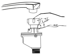 DE DIETRICH DVH6330J - Comment connecter le tuyau d'alimentation de sécurité - 1