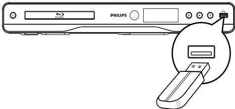PHILIPS BDP3400 - Lecture à partir d'un périphérique USB - 1