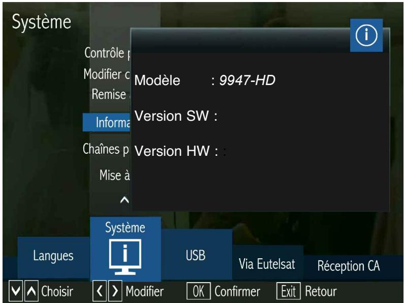 OPTEX ORS9989HD - LE SOUS MENU SYSTEME (Modifier le code PIN) - 3