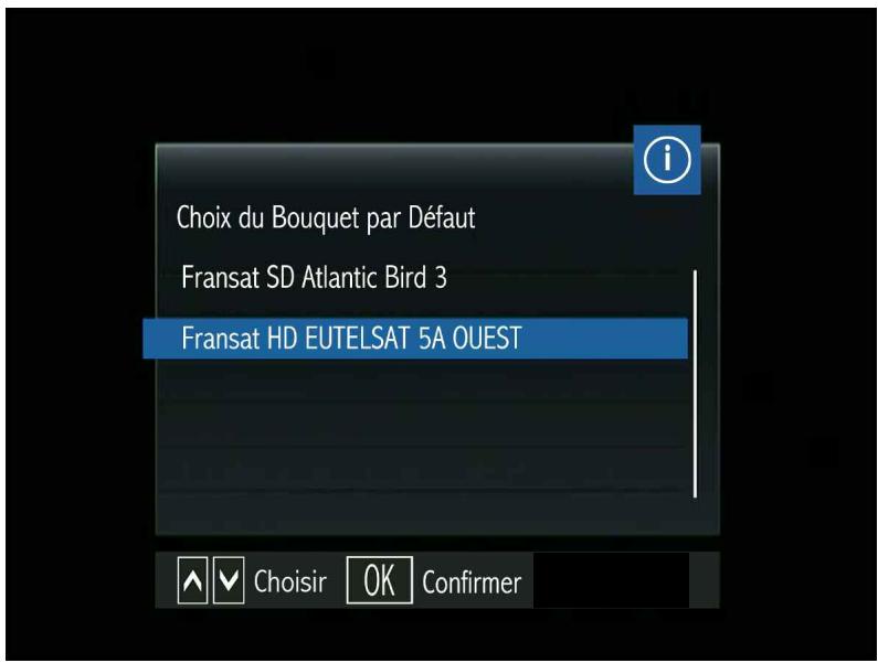 OPTEX ORS9989HD - CHOISIR LA LISTE DES CHAINES - 1