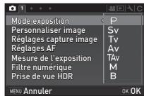 PENTAX K-1 MII  -  K-1 MARK II - Modifiez les paramètres si nécessaire. - 1