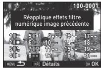 PENTAX K-1 MII  -  K-1 MARK II - Pour vérifier les détails des paramètres, appuyez sur INFO. - 1