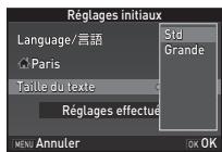 PENTAX K-1 MII  -  K-1 MARK II - Utilisez ▲▼▲▶ pour séle voulue et appuyez sur OK. - 3