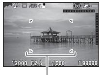 PENTAX K-1 MII  -  K-1 MARK II - Placez le sujet dans la mire AF sur I'ecran et appuyez sur SHUTTER à mi-course. - 1