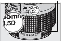 NIKON D850 - Reconnaitre les objectifs à microprocesseur et de type d, e et g - 3