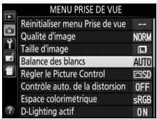 NIKON D850 - Le menu de prise de vue - 1