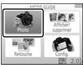 NIKON D850 - Menu du mode guide - 3