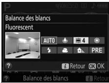 NIKON D850 - Choisissez une option de balance des blancs. - 2