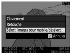 NIKON D850 - Choisissez suggest. images pour mobile/deselect. - 2