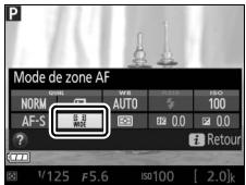 NIKON D850 - Choix de la méthode de sélection de la zone (mode de zone AF) - 2