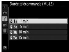 NIKON D850 - Durée télécommande (ML-L3) - 2