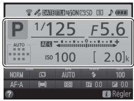 NIKON D850 - Format de l'affichage des infos - 6