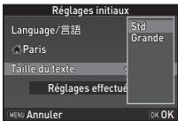 PENTAX 645Z - Utilisez ▲▼◀▶ pour sélectionner la langue voulue et appuyez sur OK. - 3