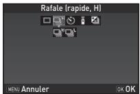 PENTAX 645Z - Sélectionnez □ ^H et appuyez sur ▼. - 1