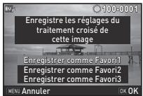 PENTAX 645Z - Utilisez Ⓧ pour sélectionner une image ayant subi un traitement croisé. - 1