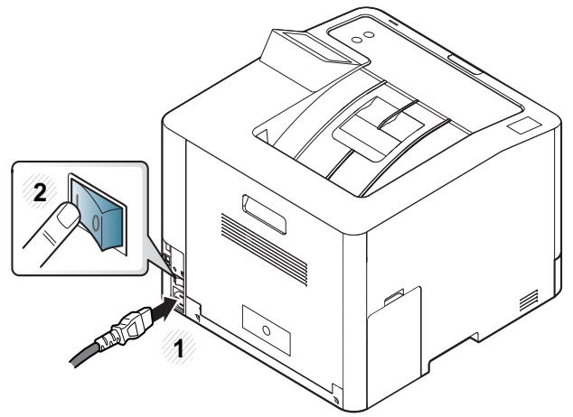 SAMSUNG SL-M4530ND - Mise en marche de l'ordinateil - 1