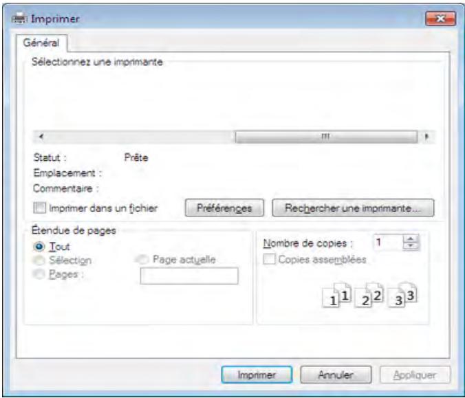 SAMSUNG PROXPRESS M4580FX - Dans le pilote d'impression - 1